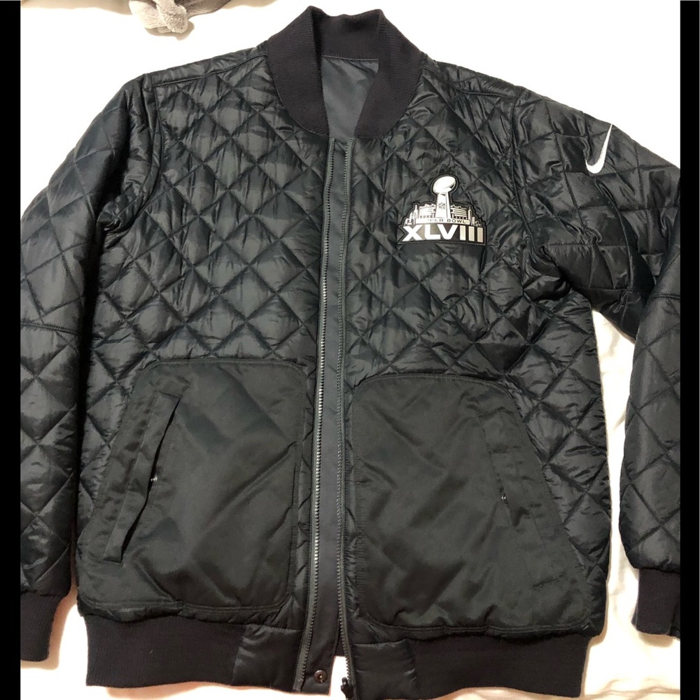 Super Bowl 48 Nike Bomber Jacket Reversible